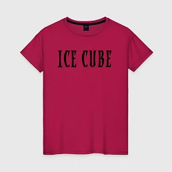 Женская футболка Ice Cube - logo