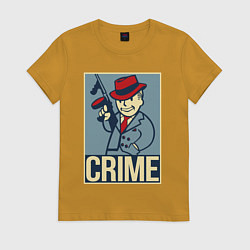 Женская футболка Vault crime boy