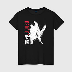 Женская футболка Jiu-jitsu splashes logo