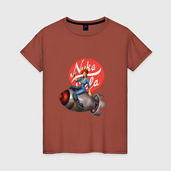 Женская футболка Nuka - cola bomb