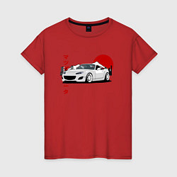 Женская футболка Mazda MX-5 NC Miata NC JDM Design