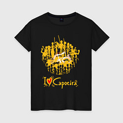 Женская футболка I love Capoeira Night