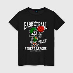 Женская футболка Баскетбол уличная лига