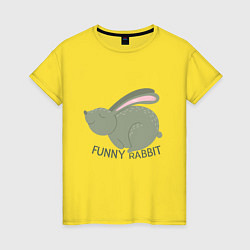 Женская футболка Rabbit - Funny