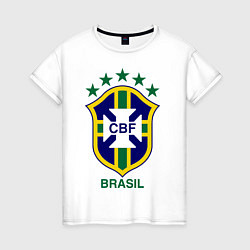 Женская футболка Brasil CBF