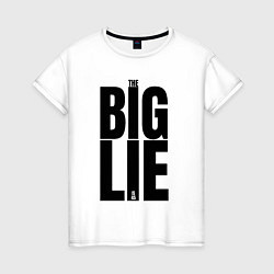 Женская футболка Большая маленькая ложь логотип