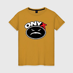 Женская футболка Onyx - black logo