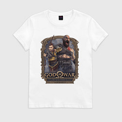 Женская футболка Атрей и Кратос GoW Ragnarok