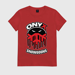 Футболка хлопковая женская Onyx - snowgoons, цвет: красный