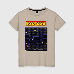 Женская футболка Pac-Man на ZX-Spectrum