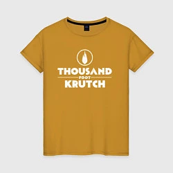 Женская футболка Thousand Foot Krutch белое лого