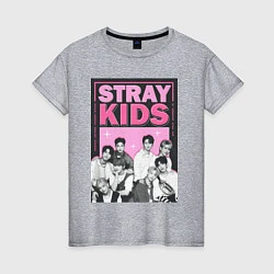 Женская футболка Stray Kids boy band