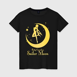 Женская футболка Sailor Moon gold