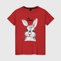 Женская футболка Кролик - символ 2023 года