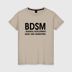 Женская футболка Business Development Sales & Marketing