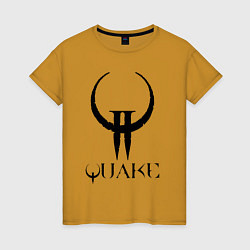 Женская футболка Quake II logo