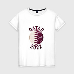 Женская футболка Qatar - 2022