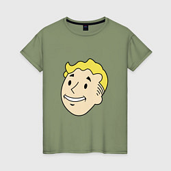 Женская футболка Vault boy head