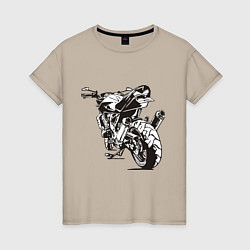 Женская футболка Motorcycle