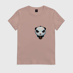 Женская футболка Хмурый панда