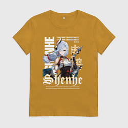 Женская футболка Шэнь Хэ Геншин