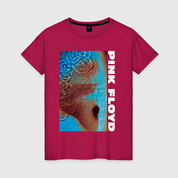 Футболка хлопковая женская Pink Floyd Meddle, цвет: маджента