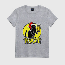 Женская футболка Hop Cat