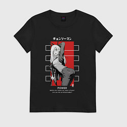 Женская футболка Power демон