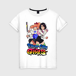 Женская футболка River city girls - Misako and Kyoko