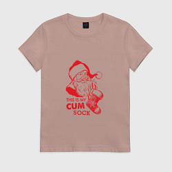 Женская футболка My cum sock