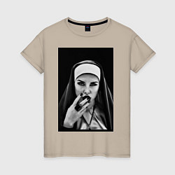 Женская футболка Готическая монахиня