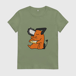 Женская футболка Пачита ест тост