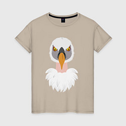Женская футболка Птица стервятник