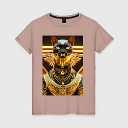 Женская футболка Кот сфинкс фараон