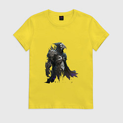 Женская футболка Скелет в доспехах