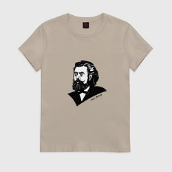 Женская футболка Модест Мусоргский