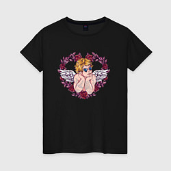 Женская футболка Ангел любви