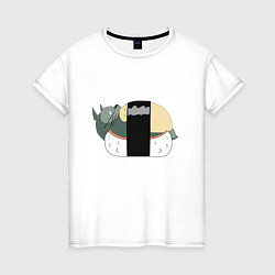Женская футболка Тоторо суши