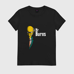 Женская футболка Мистер Бёрнс