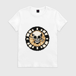 Женская футболка Стимпанк скелетор