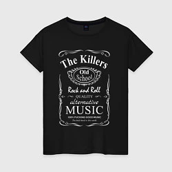 Женская футболка The Killers в стиле Jack Daniels