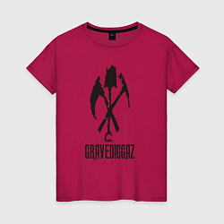Женская футболка Gravediggaz style
