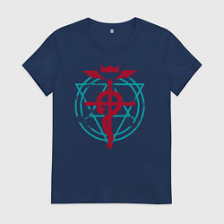 Женская футболка Стальной алхимик аниме - Фламель