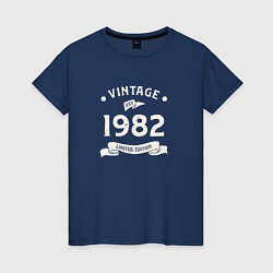 Женская футболка Винтаж 1982 ограниченный выпуск