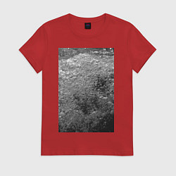 Женская футболка Чёрные пузыри