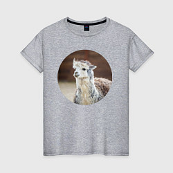 Женская футболка Альпака