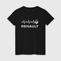 Женская футболка Renault в сердце