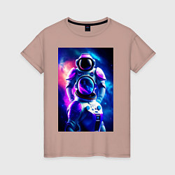 Женская футболка Космический герой