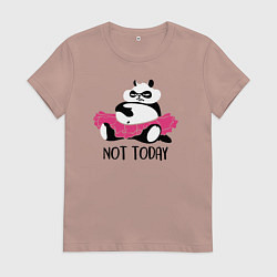 Женская футболка Ленивая панда