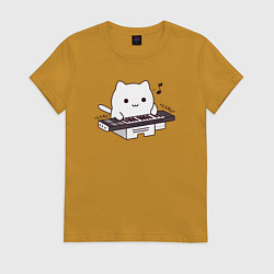 Женская футболка Аниме Бонго кот